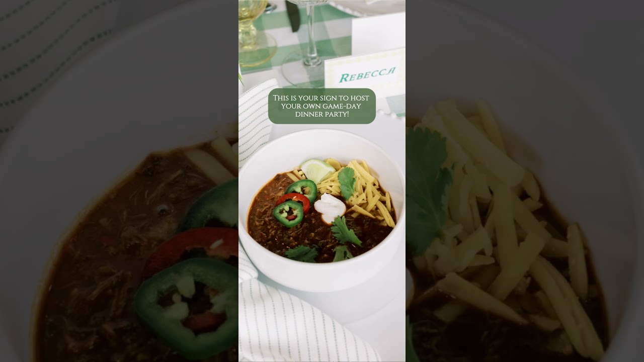 Bringing the Masters Champions Dinner home.