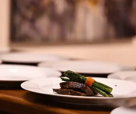 Chef-prepared fine dining plate from a Chefski personal chef experience in Indianapolis