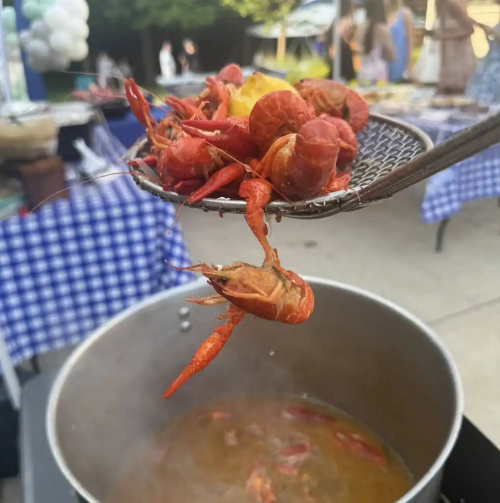 Crab Boil for Grad Party