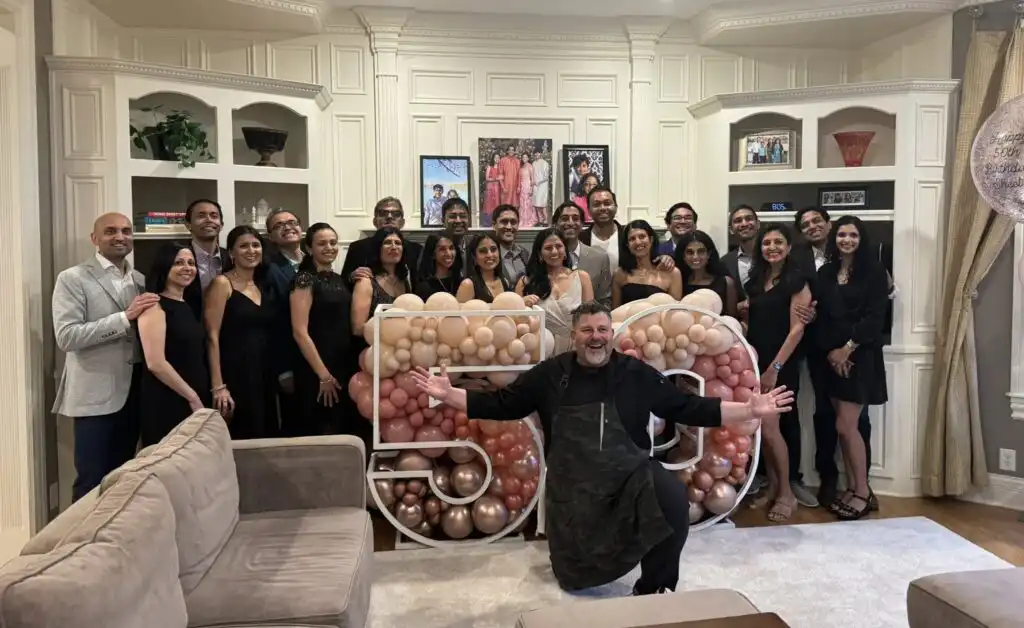 Personal chef birthday dinner experience with Chefski for a milestone celebration