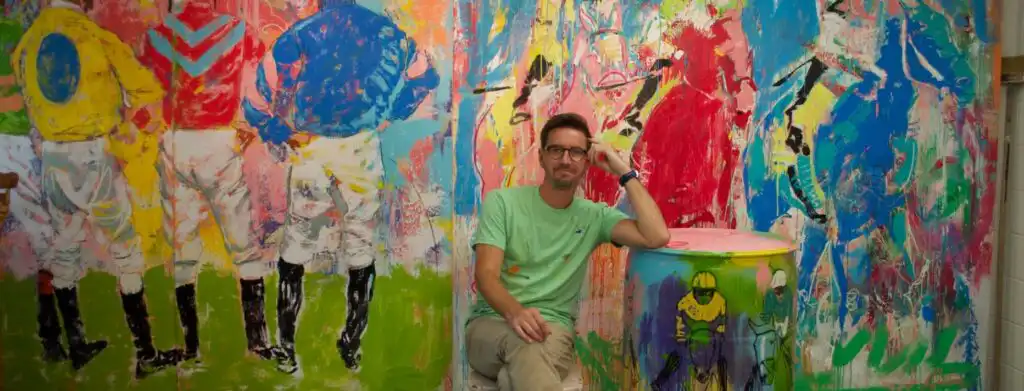 Tyler Robertson official Kentucky Derby artist equestrian painting
