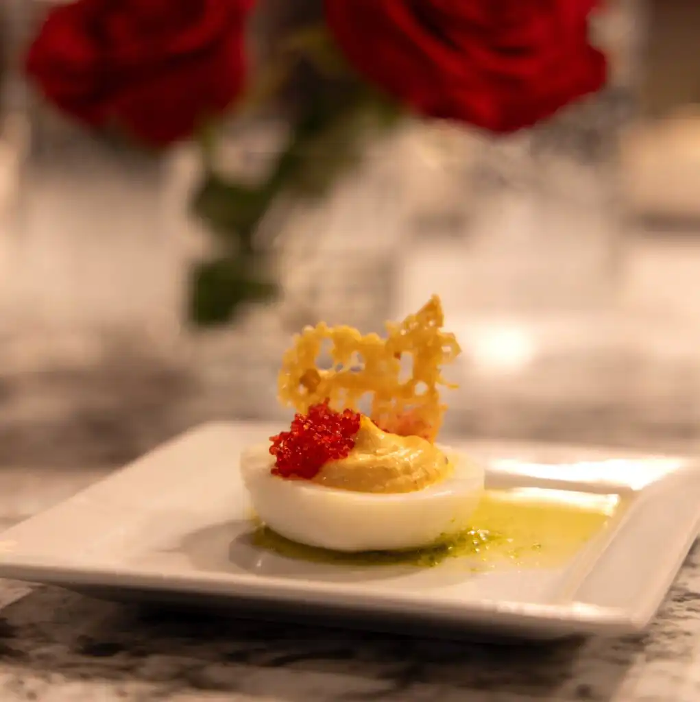 Gourmet appetizer prepared by Chefski for a birthday appetizer party