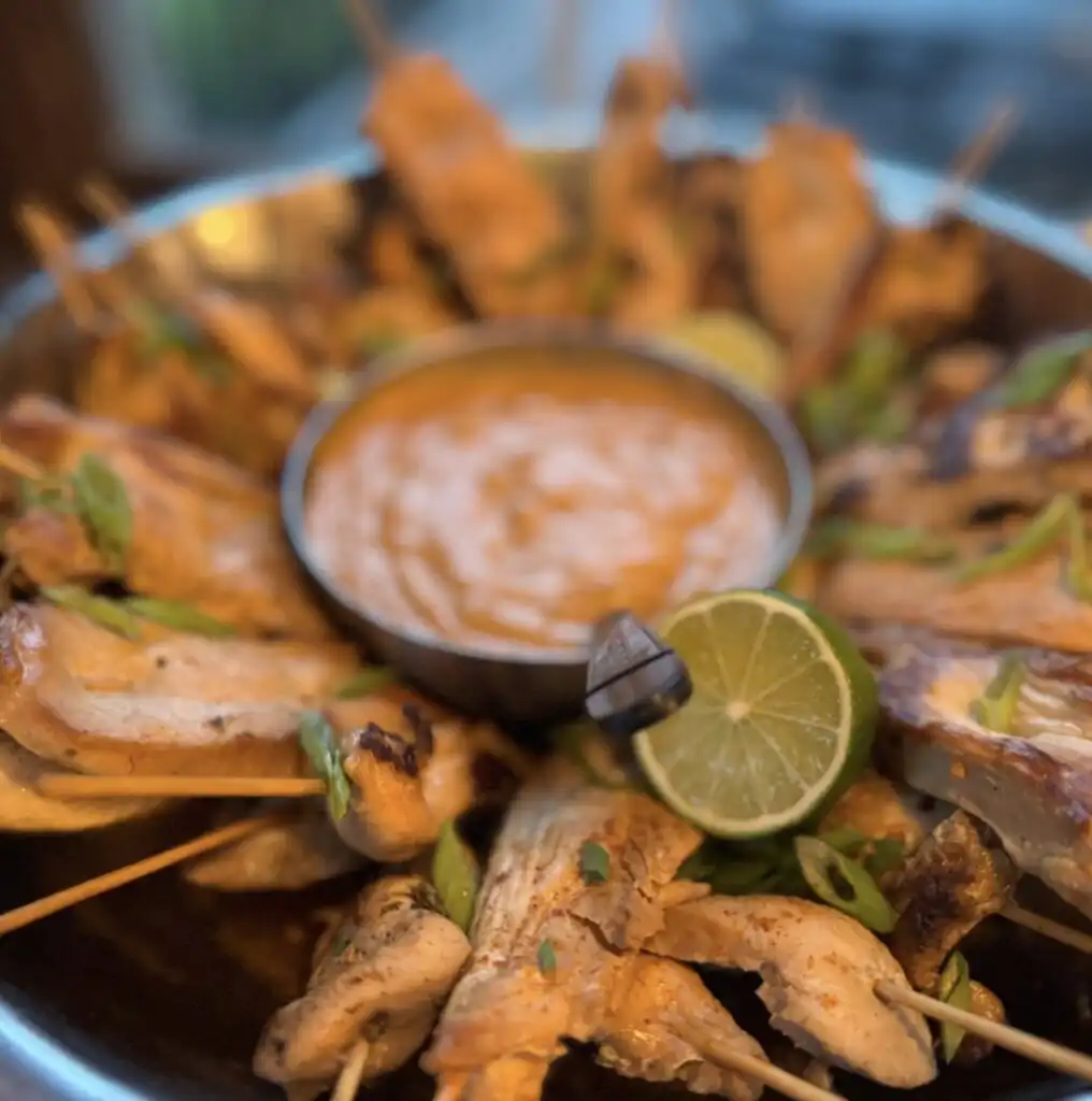 Chef-prepared shrimp appetizer platter for a birthday appetizer party by Chefski