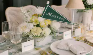 Masters Champions Dinner at home private chef catering experience
