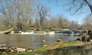Pendleton Falls Park in Pendleton Indiana near luxury Airbnb and private chef experiences by Chefski