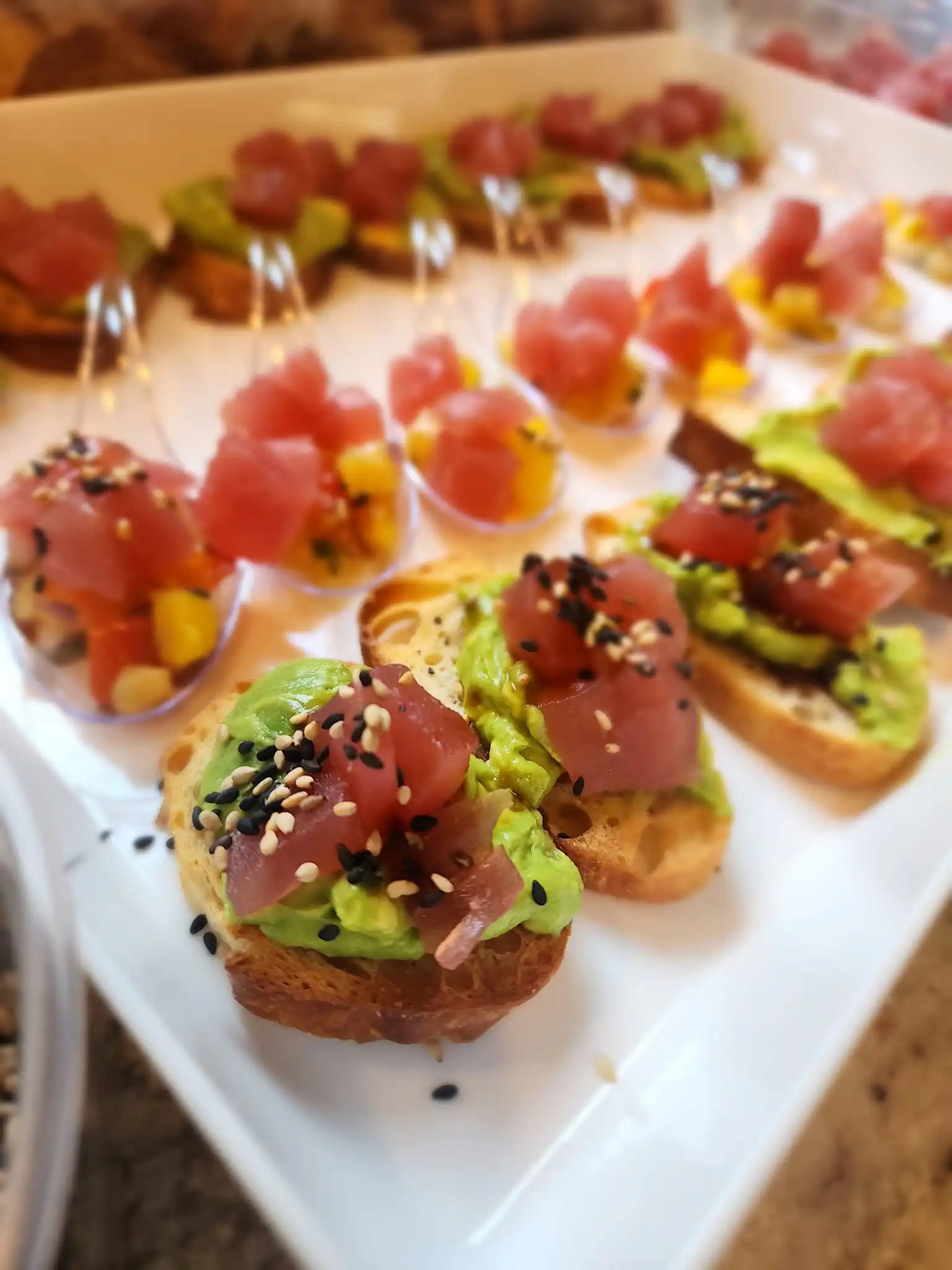 Appetizer cocktail parties with Chefski